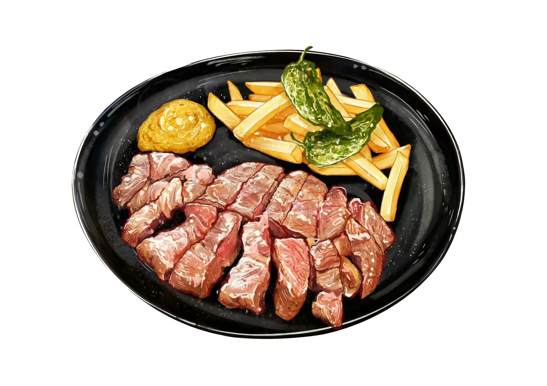 Lomo alto de vaca a la parrilla (350gr)